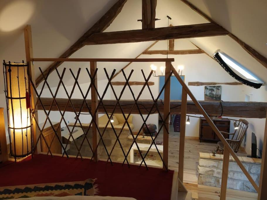 Superbe Appartement Dans Charmant Corps De Ferme Acheres-la-Foret Екстериор снимка